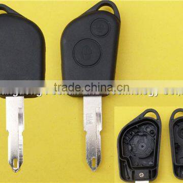 PEUGEOT 206 2 button remote key blank no logo