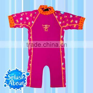 Wholesale swimwear manufacturer one piece 2.5mm NEOPRENE UPF50+ taiwan 1-6y Splash About UV Combie Wetsuit