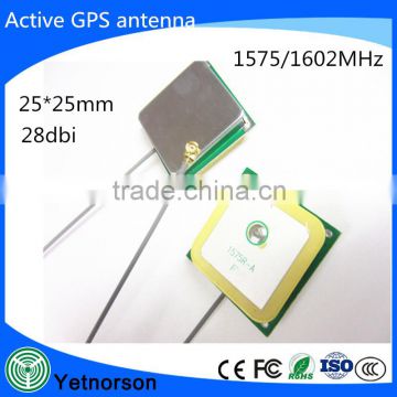 Ceramic GPS Antenna 1575R-A active Antenna 1575.42MHZ 25* 25* 4mm built in gps patch antenna                        
                                                Quality Choice