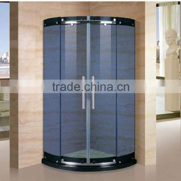 nice design blue glass shower cubicle S6040