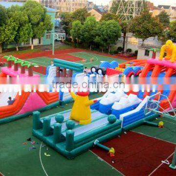 Commercial huge inflatable courses/inflatable adventure time