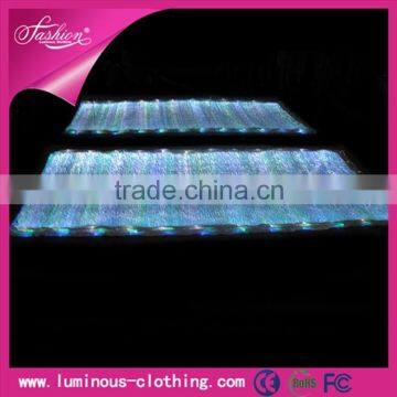 LED lighting fiber optical fabric new fashion polyurethane laminate fabric                        
                                                Quality Choice