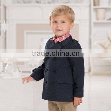 DB1557 dave bella 2014 winter infant coat baby wadded jacket padded jacket outwear winter coat jacket boy winter coat