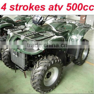 4 strokes,water- cool MC-394 4x4 atv 500cc dark bule quad atv