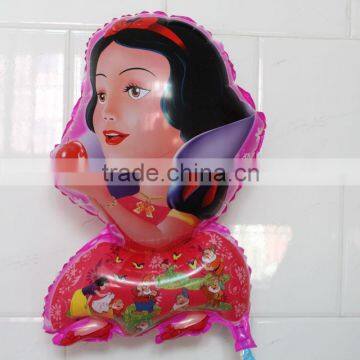 Inflatable Snow White Cartoon Helium Foil Balloons,Happy Birthday Balloon,Princess Balloon,42*62cm