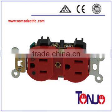 South American 1 gang receptacle socket