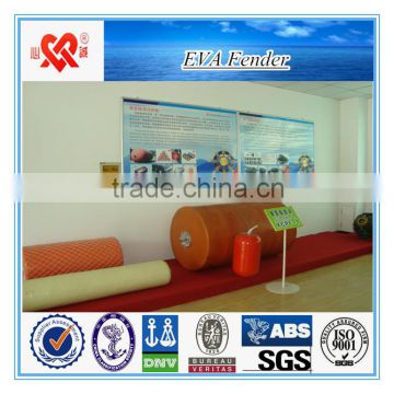 Qingdao trade assurance top quality floating polyurethane foam filled marine EVA fender