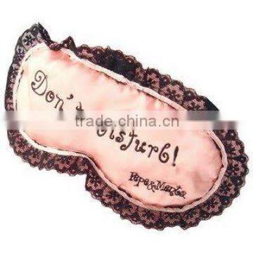 Personalized Beautiful Satin Eyeshade Travel Sleeping mask