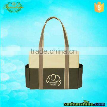 New resuable 600d polyester canvas tote bag