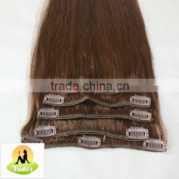 Clipin hair 100%human hair extension