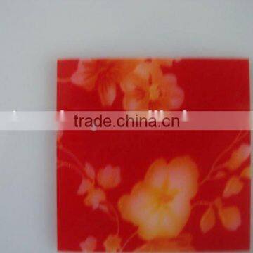 Textile pattern cast acrylic sheets