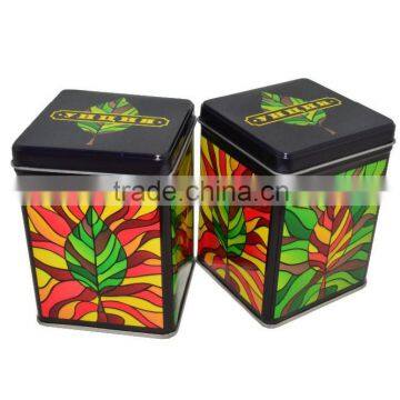 metal tin tea storage box