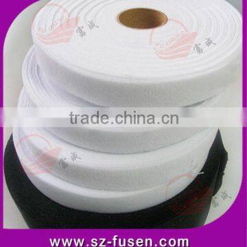 Hot sales 100% nylon white soft loop fabric