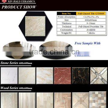 GT0009 600x600MM Full Glazed Polsihed Floor Tiles photo-2