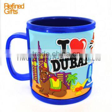 Menufacture China PVC Rubber Coffee Cup Mug DUBAI Mugs Promotional Gift photo-3