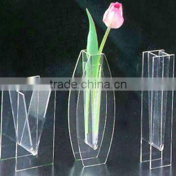 Manufacturing customized acrylic transparent flower vase