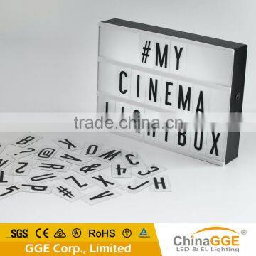 Customized letters & symbols pack original cinema A4 size LED theater lightbox                        
                                                Quality Choice