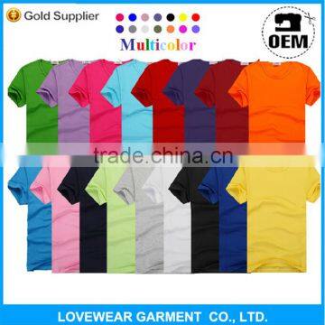 Cheap Price Custom 100 Cotton Blank Short Sleeve T-shirt For Men