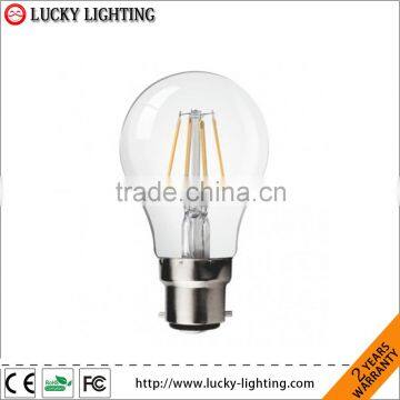 E27 B22 E14 dimmable vintage led bulb 4W 6W A60 led filament bulb                        
                                                Quality Choice