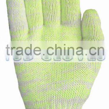 Seamless knit work gloves