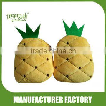 folding shopping bag in pineapple shape