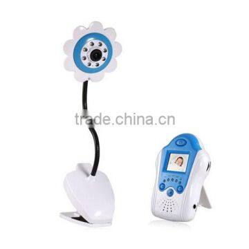 2.4GHz Wireless 1.5" LCD Video Baby Monitor with IR Night Vision Flower Shaped Surveillance Camera