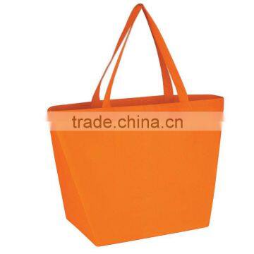 Non-Woven Budget Shopper Tote Bag-Orange