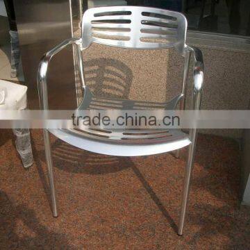 Cheap Price Aluminum Frame Chair Aluminum Stacking Chair