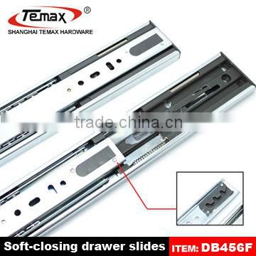 High Quality Furniture Hardware 3-fold soft closing drawer slides