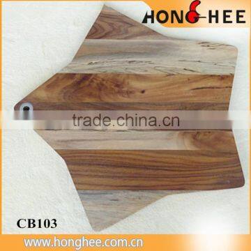 Hot Sale Top Quality Best Price Kitchen Bread Shaped Wooden Cutting Board