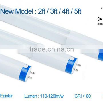 JJ UL DLC 60cm/90cm/120cm/150cm 100-277v 18w rotatable led tube t8