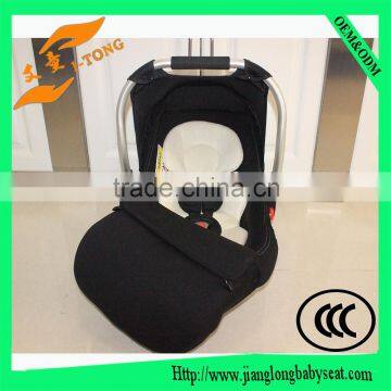 ISOFIX interface base of baby car seat with basket handle