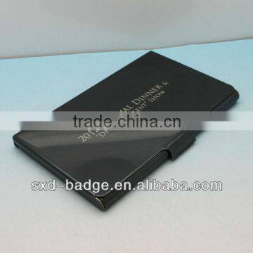 Black Stainless Steel Business Card Case