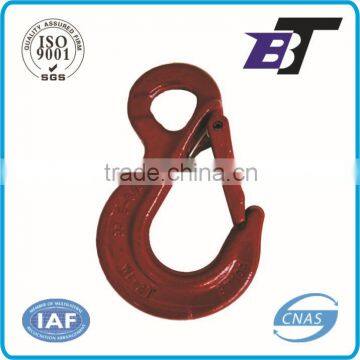 FRENCH TYPE EYE SLING HOOK W/FORGED LATCH