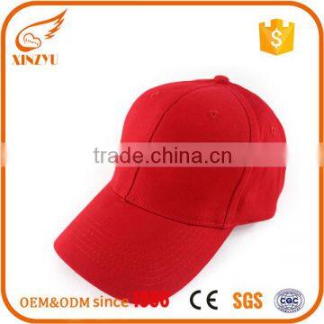 Classical Red Promo Blank 100 Cotton Twill Baseball Caps for Sale Supplier's Choice