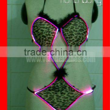 LED Light Lingerie/Fiber Optic Sexy Ligerie