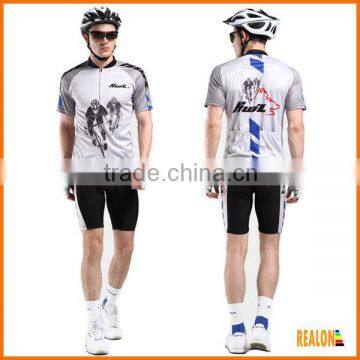 custom professional sublimated short sleeve cycle clothes