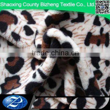 Soft hand feeling polyester printed flannel fabric for shawls