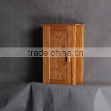 European style bathroom bamboo wall hanging mounted cabinet