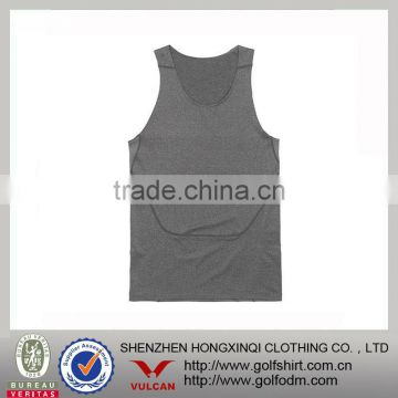 Popular Gray Color Sleeveless Men Cotton Singlet