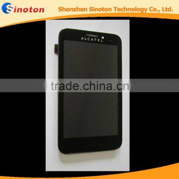 Hot sale for Alcatel lcd , for Alcatel OT 7024 lcd with glass .for Alcatel 7024 lcd screen