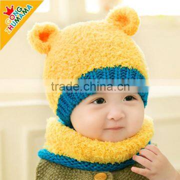 MZ3126 New Colorful Baby Hat Knit Winter Warm Crochet Cap scraft hats