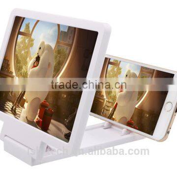 Folding Portable Magnifier Glass Screen HD Amplifier Stand Holder Foldable Mobile Phone Screen Magnifier Hot For 3D Movie Video photo-2