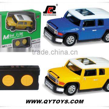 1:36 4 Channel infrared controll plastic mini car toy remote control car