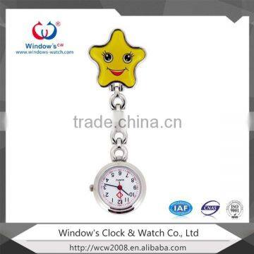 2014 lovely smile star nurse watch japan movement nurse watch