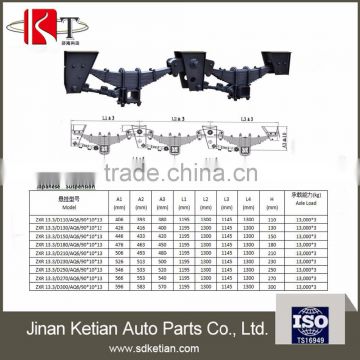 japanese suspension for semi trailer