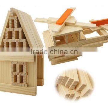 Confirm to EN71 ASTM 240pcs Wooden Construction Block Toys photo-3