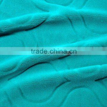 burnout flannel fleece fabric