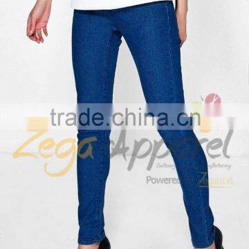 Zegaapparel 2016New Elastic Slim Denim Latest Design Skinny Pencil Woman Jeans