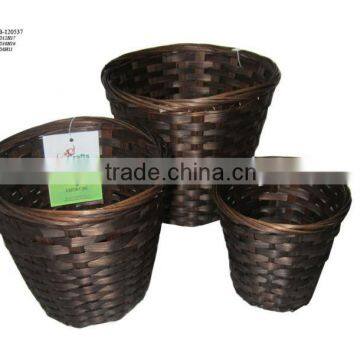 Dried Flower Bamboo Basket